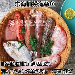 鲜活船冻海杂鱼新鲜深海鱼冷冻海鲜鱼拼盘生鲜水产品少刺坏单包赔